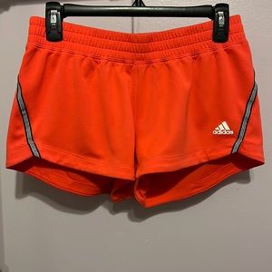 Pink adidas active shorts